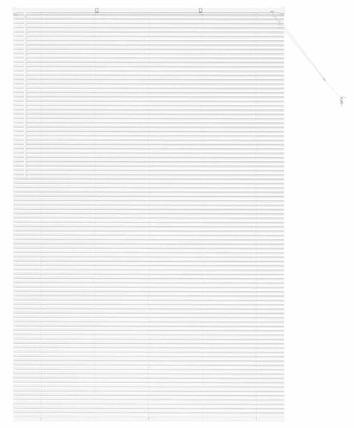 Žaluziové rolety Bílá 220x150cm Hliník