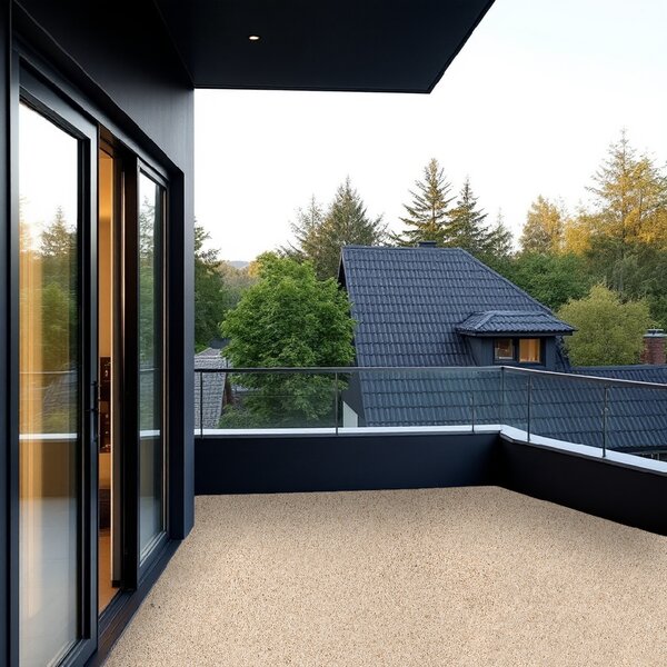 Báča Beton Kamenný koberec na podlahu Botticino Frakce: Jemná (0,7 – 1,8 mm), vydatnost setu 1,8 m², Doporučené použití v: interiéru - dvousložková epoxidová pryskyřice