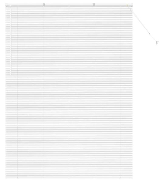 Žaluziové rolety Bílá 220 x 160 cm Hliník