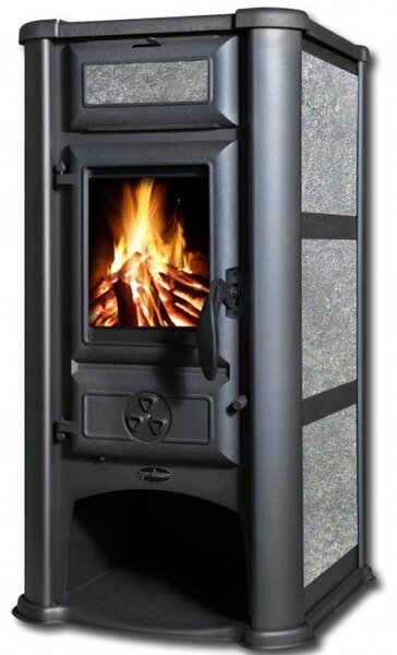 TIM SISTEM, krbová kamna na TP Lederata ECO 8,10 kW šedá