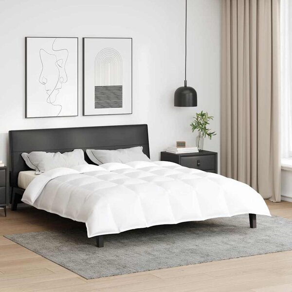 2-in-1 Duvet Bílá 200 x 200 cm Peří