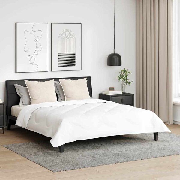 Polštář s polštářem 2 pcs Bílá 80 x 80 x 20 cm Polyester