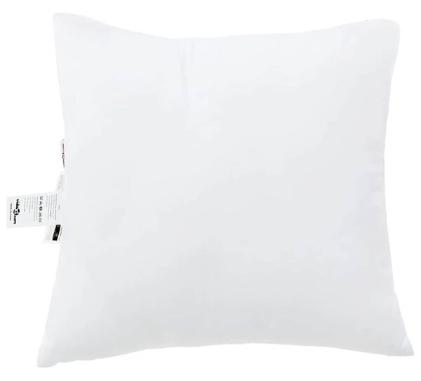 Polštář s polštářem 2 pcs Bílá 80 x 80 x 20 cm Polyester