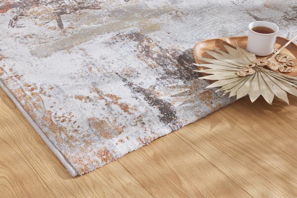 Moderní kusový koberec Ragolle Argentum 63825 9248 Abstraktní béžový šedý Rozměr: 80x150 cm
