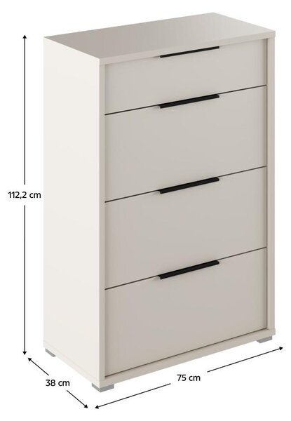 Kondela Zásuvková komoda Rioma New Typ 22 - kašmír
