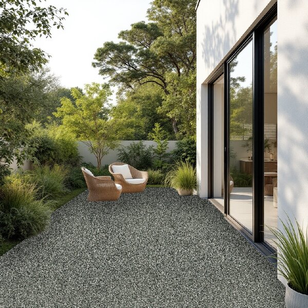 Báča Beton Kamenný koberec na podlahu Moritz Frakce: Jemná (0,7 – 1,8 mm), vydatnost setu 1,8 m², Doporučené použití v: interiéru - dvousložková epoxidová pryskyřice