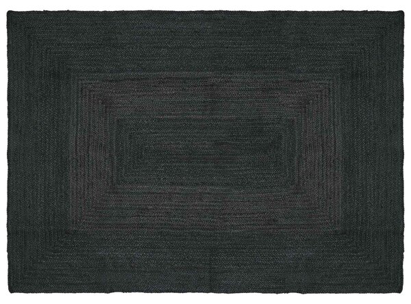 Kusové koberce Obdélníkový Tmavě šedá 120 x 170 cm juta