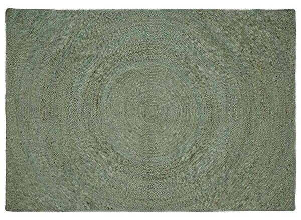 Kusové koberce Olivově zelená 160 x 230 cm juta