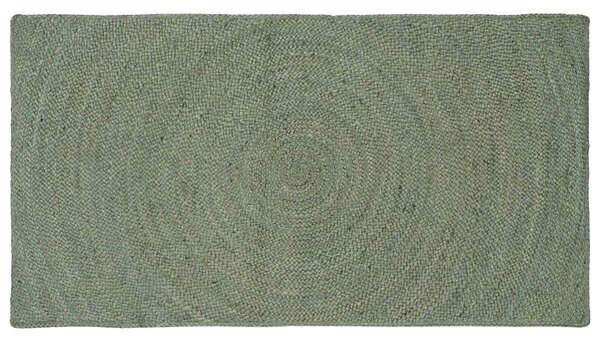 Kusové koberce Olivově zelená 60 x 110 cm juta