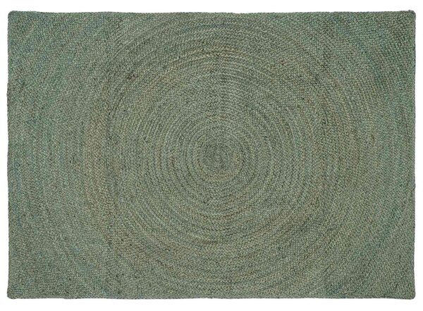 Kusové koberce Olivově zelená 140 x 200 cm juta