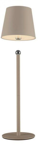 JUST LIGHT LED svítidlo na láhev béžová na baterie dotykový stmívač USB IP54 stolní lampa 3000K LD 19251-39
