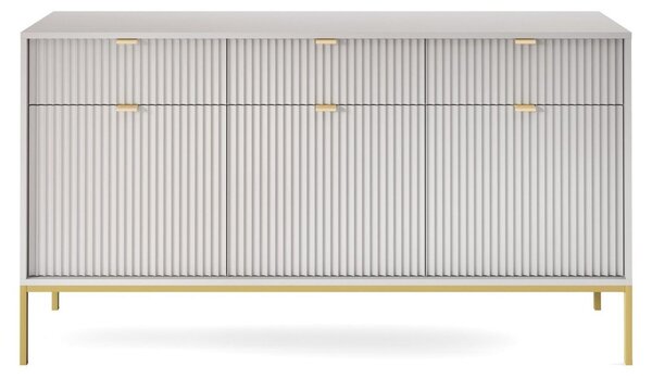 Komoda se zásuvkami, skříňka, 154 cm, moderní design, vhodná do obývacího pokoje nebo ložnice