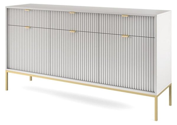 Komoda se zásuvkami, skříňka, 154 cm, moderní design, vhodná do obývacího pokoje nebo ložnice