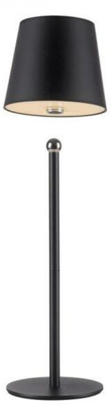 JUST LIGHT LED svítidlo na láhev černé na baterie dotykový stmívač USB IP54 stolní lampa 3000K LD 19251-18