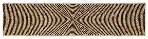 Kusové koberce Černá 60 x 250 cm juta