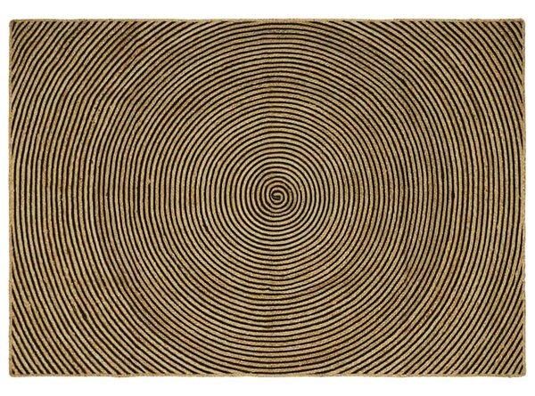Kusové koberce Černá 160 x 230 cm juta