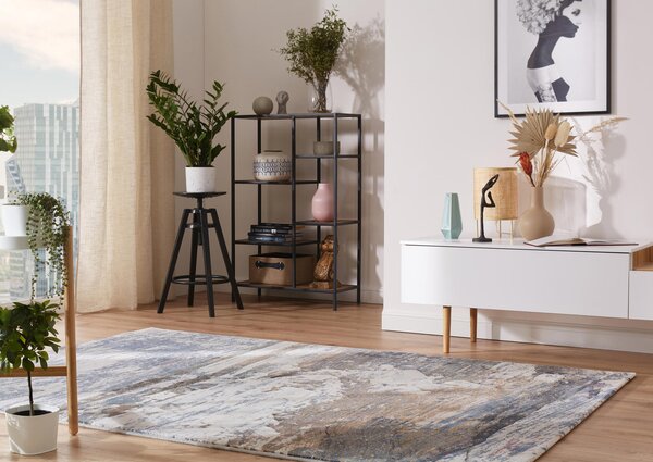 Moderní kusový koberec Ragolle Argentum 63847 6626 Abstraktní béžový krémový Rozměr: 133x195 cm
