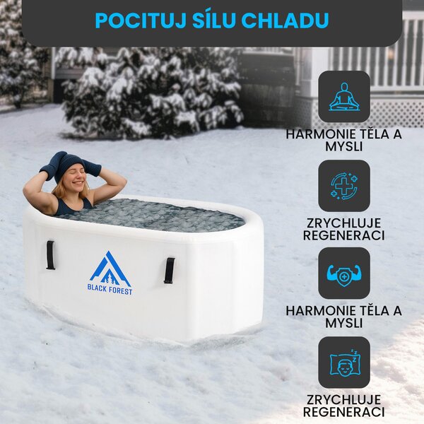 Extralink Ice Bath vana na otužování 150x80x65 cm bílá