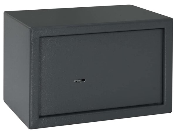 Trezor se zámkem Tmavě šedá 31 x 20 x 20 cm Ocel