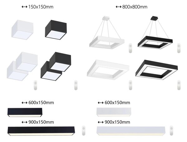 Immax NEO 07238L LED přisazené stropní svítidlo CANTO SLIM | 22W integrovaný LED zdroj | 1610lm | 3000-6000K