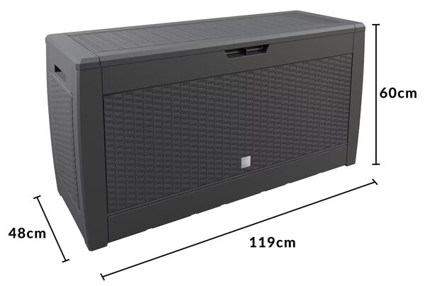 Deuba Úložný box Rato 310 L - antracit