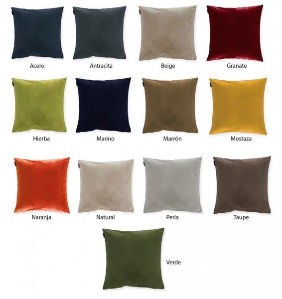 Textil Antilo Povlak na polštář Polenta Mostaza, hořčicově žlutý Rozměr: 45x45 cm