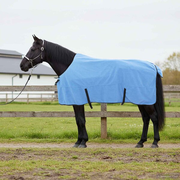 Deka pro koně K úplnému akvamarínu 145 cm Polyester