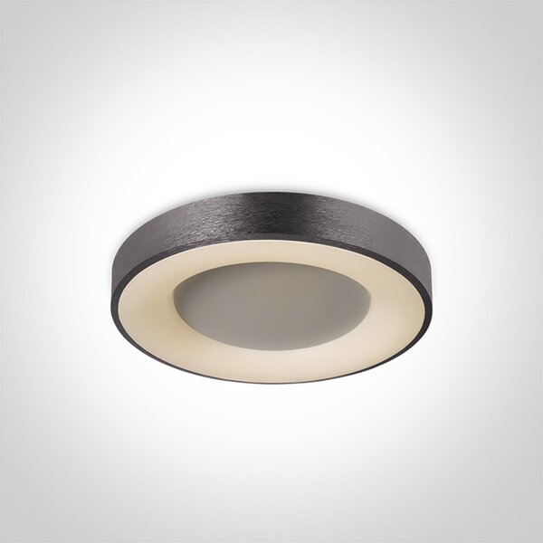 ONE-light Stropní svítidlo Brescia kartáčovaný antracit LED 40W 2400lm 230V IP20 3000K