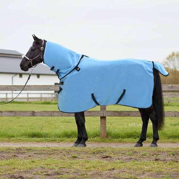 Deka pro koně K úplnému akvamarínu 115 cm Polyester
