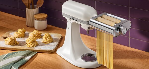 KitchenAid 5KSM3MPA Nástavec na těstoviny pro mixér Artisan, nerezová ocel, 3v1