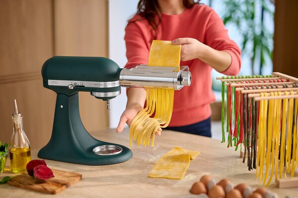 KitchenAid 5KSM3MPA Nástavec na těstoviny pro mixér Artisan, nerezová ocel, 3v1