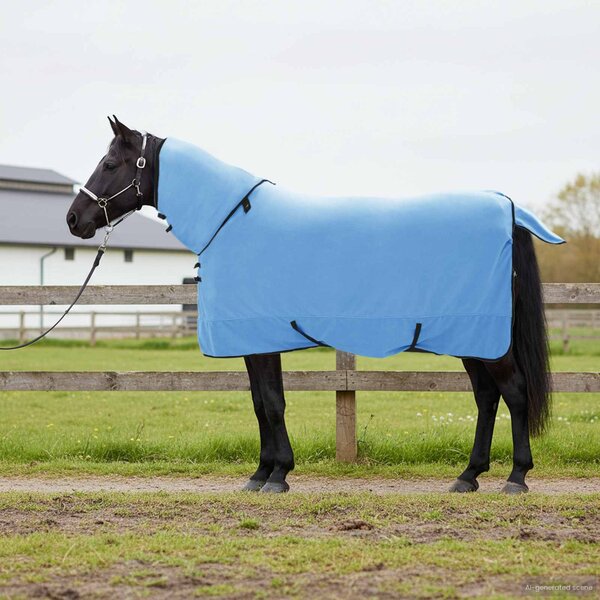 Deka pro koně K úplnému akvamarínu 125 cm Polyester