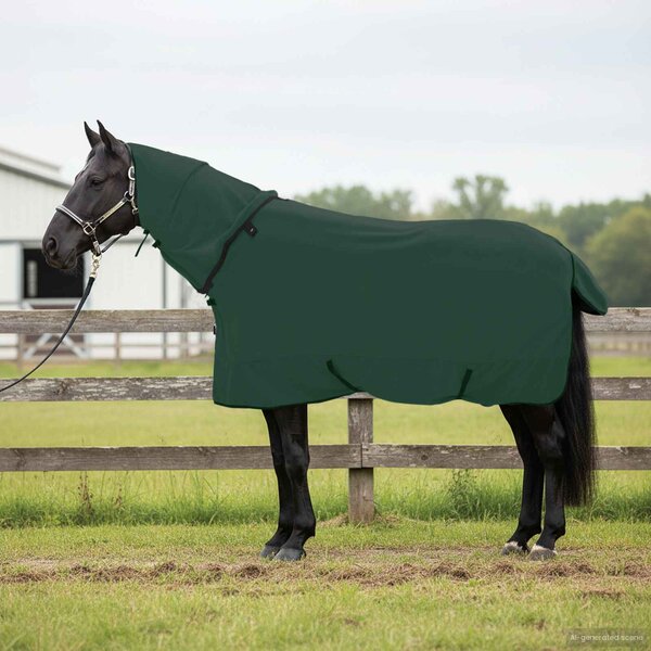 Deka pro koně Tmavě zelená 125 cm Polyester