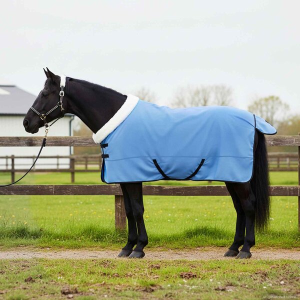 Deka pro koně K úplnému akvamarínu 135 cm Polartec fleece