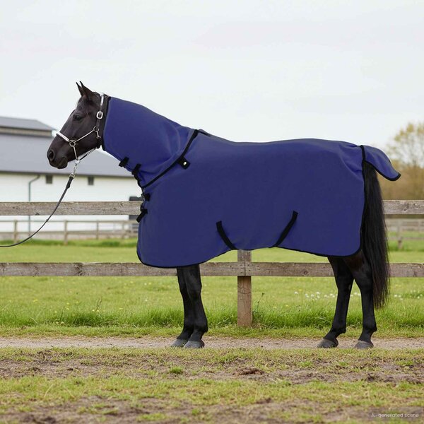 Deka pro koně Námořnická modrá 115 cm Polyester