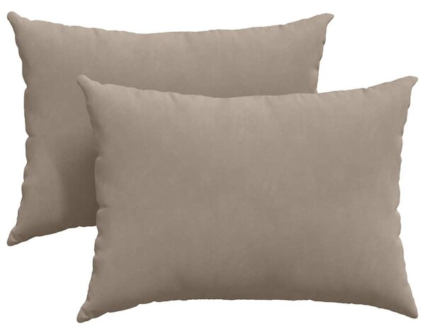 Pohovkové polštáře 2 pcs Taupe 70 x 50 cm textil