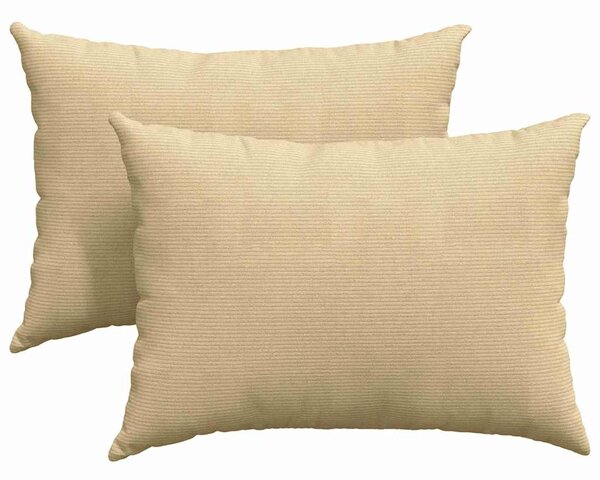 Pohovkové polštáře 2 pcs Šedozelená 70 x 50 cm Žebrovaná látka
