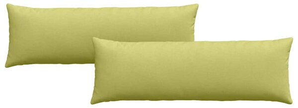 Pohovkové polštáře 2 pcs Světlá zelená 120 x 40 cm textil