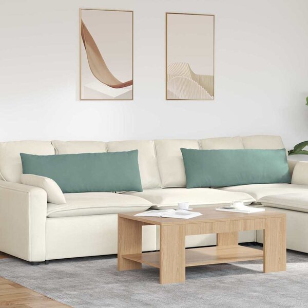 Pohovkové polštáře 2 pcs Mořská zelená 120 x 40 cm