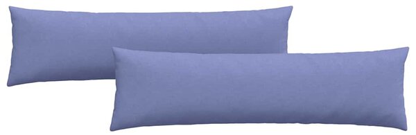 Pohovkové polštáře 2 pcs Modrá džínovina 145 x 40 cm textil