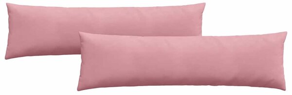 Pohovkové polštáře 2 pcs Růžová 145 x 40 cm Žebrovaná látka