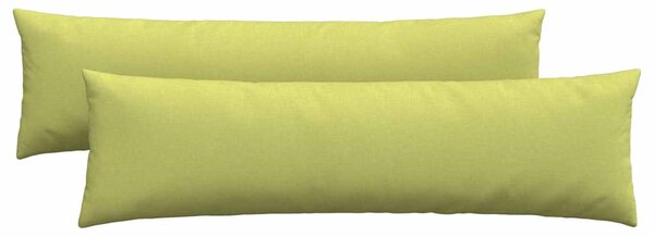 Pohovkové polštáře 2 pcs Světlá zelená 145 x 40 cm textil