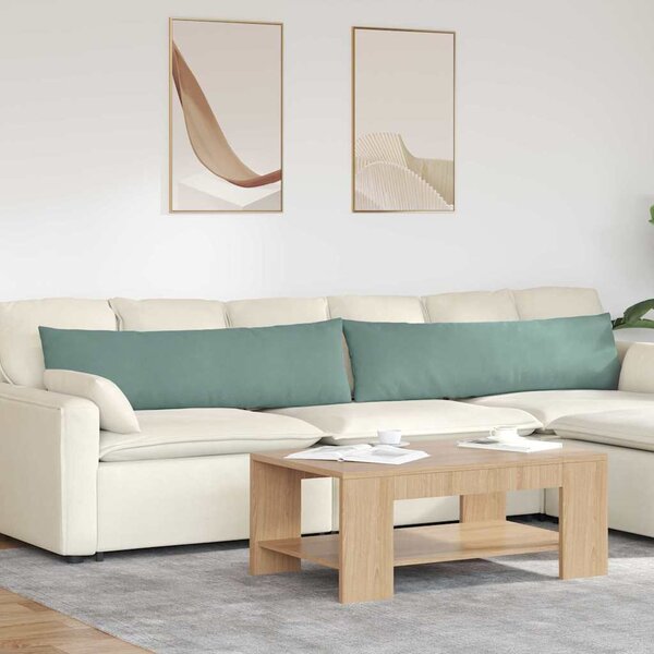 Pohovkové polštáře 2 pcs Mořská zelená 145 x 40 cm