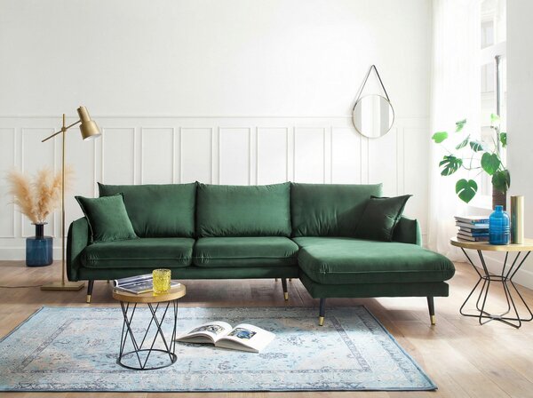 ROHOVÁ SEDAČKA, textil, zelená MID.YOU - Online Only sedačky, Online Only