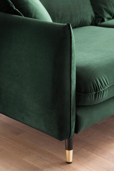 ROHOVÁ SEDAČKA, textil, zelená MID.YOU - Online Only sedačky, Online Only