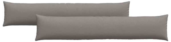Pohovkové polštáře 2 pcs Taupe 200 x 40 cm textil
