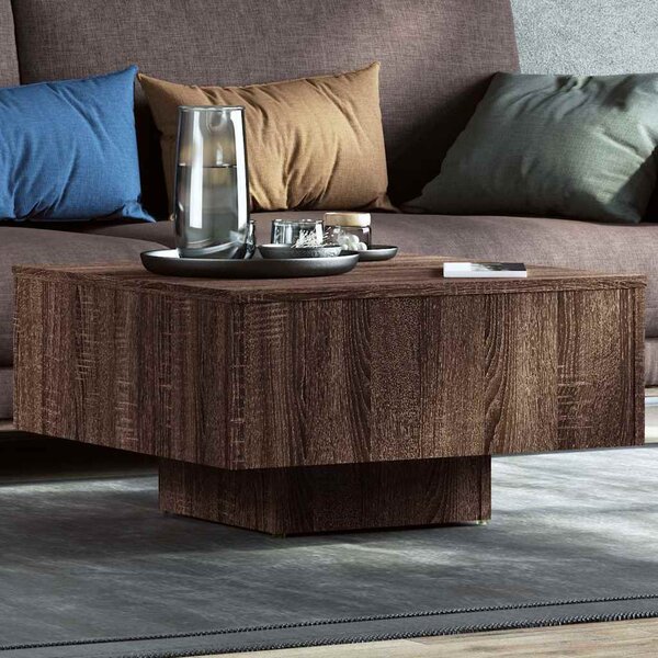 VidaXL Konferenční stolek 60x60x31,5 cm kompozitní dřevo [862626] Barva: Černá