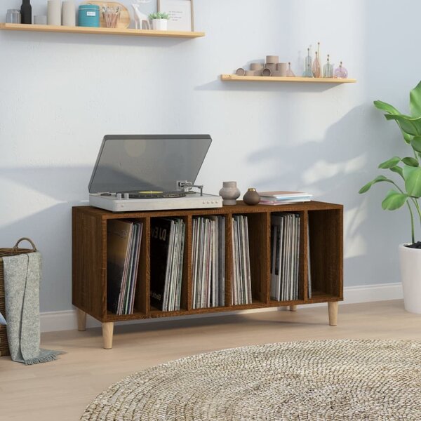 VidaXL Skříňka na LP desky 100x38x48 cm kompozitní dřevo [862868] Barva: Černý dub
