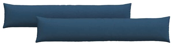 Pohovkové polštáře 2 pcs Modrá 200 x 40 cm textil
