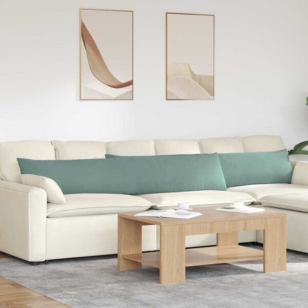 Pohovkové polštáře 2 pcs Mořská zelená 200 x 40 cm